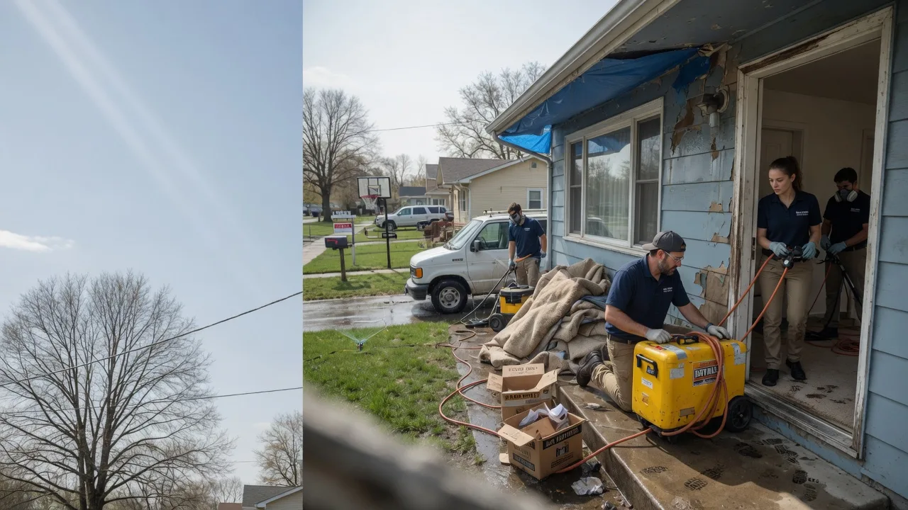 Basement Flood Cleanup in Ashley, IN near me